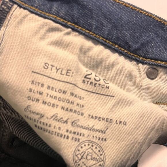 J Crew Men’s 250 Stretch Fit Jeans Size 29 x 32 - Picture 8 of 13